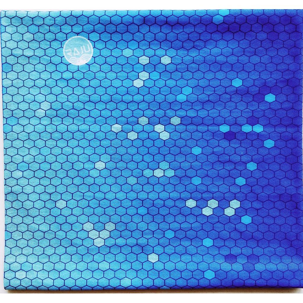 Bandana - Raju - Hexagonal - Celeste